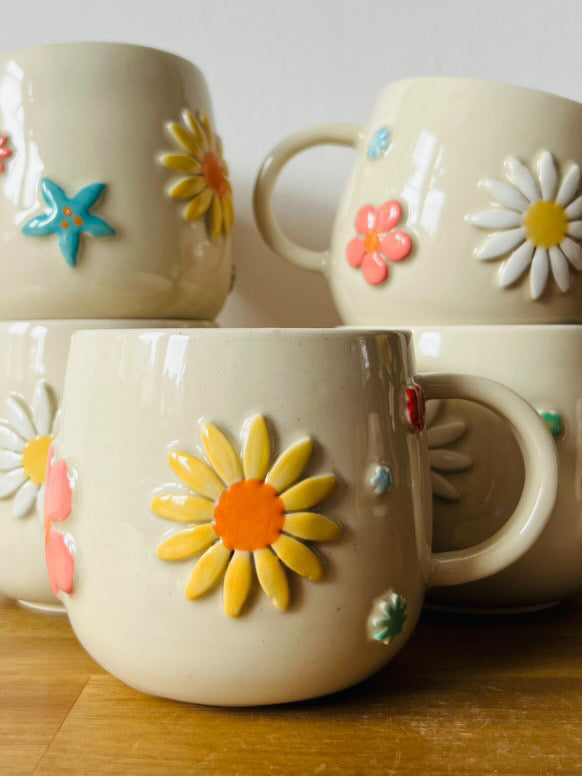 Summer Flowers Mug | Ertha Pottery