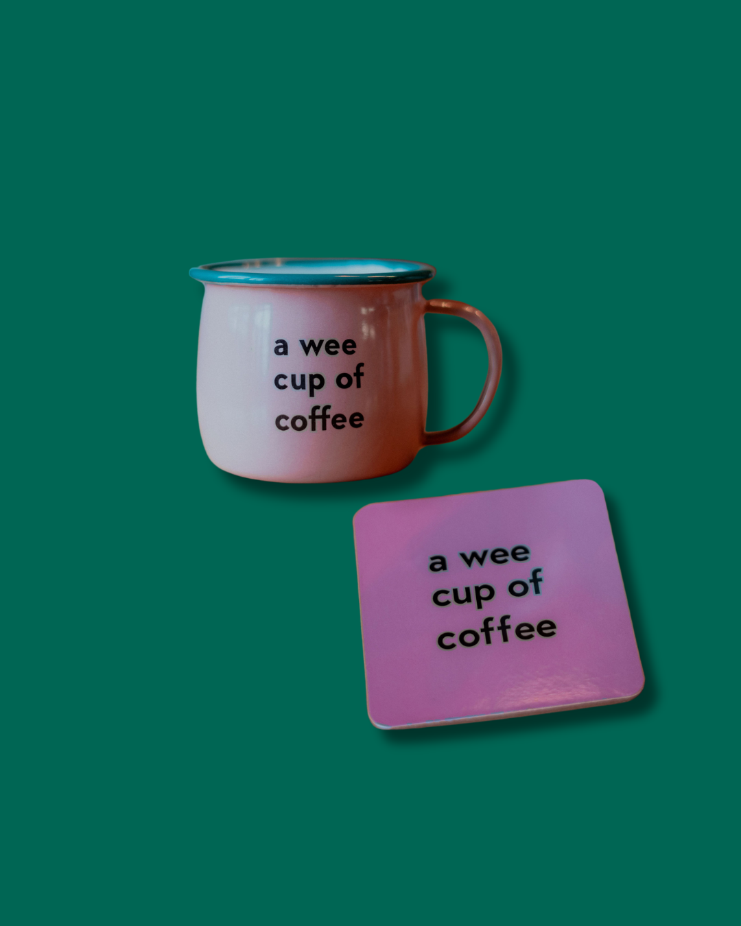 A Wee Cup Of Coffee Mug & Coaster Set