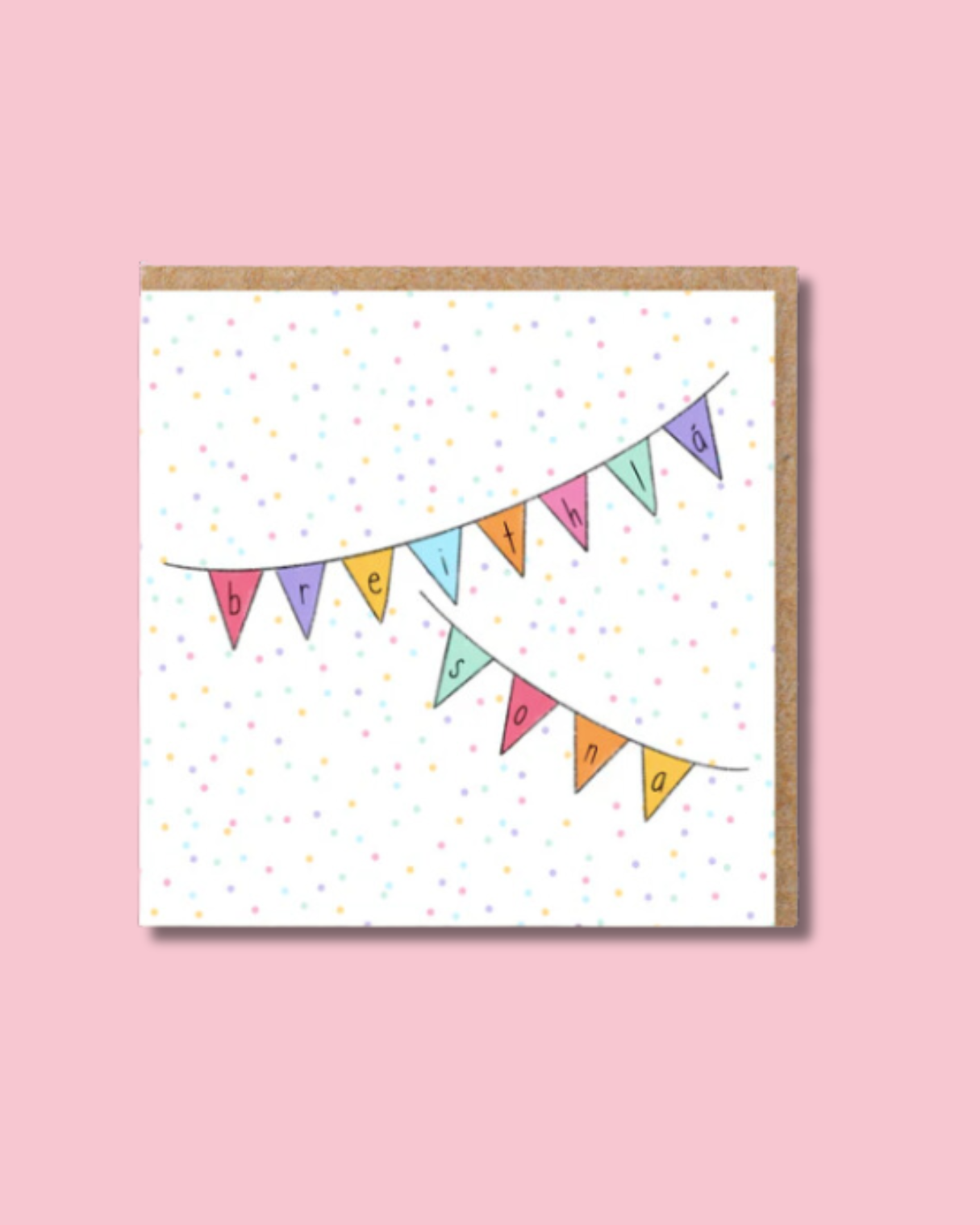 Irish Birthday Bunting Card | Connect The Dots Design