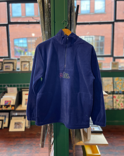 Blue Outline Half Zip | ELN