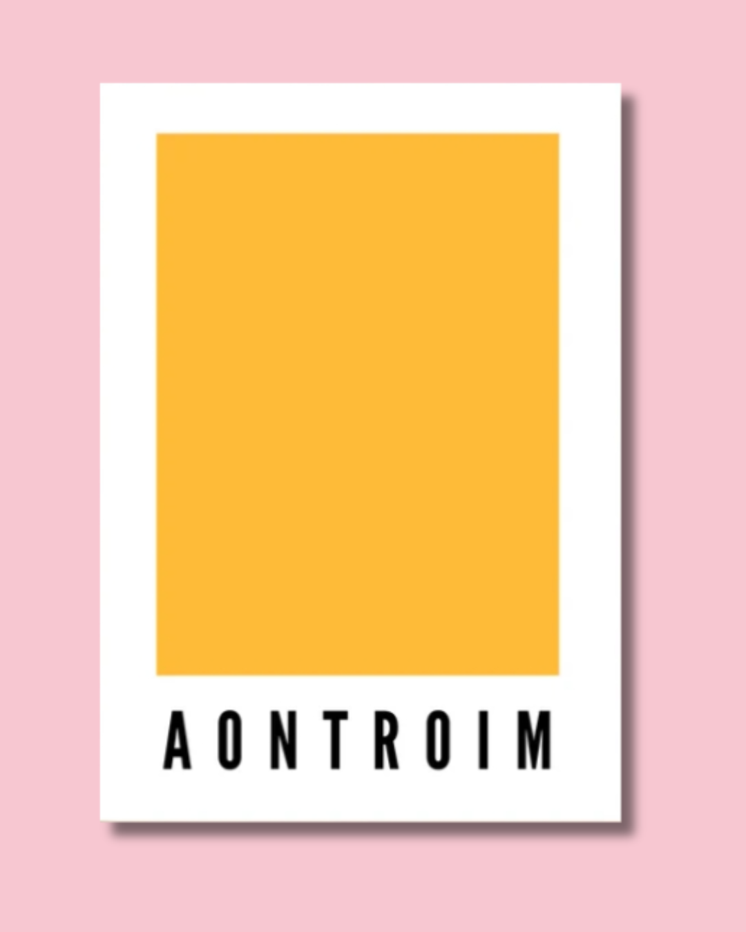 Aontroim / Antrim Print | Connect The Dots Design