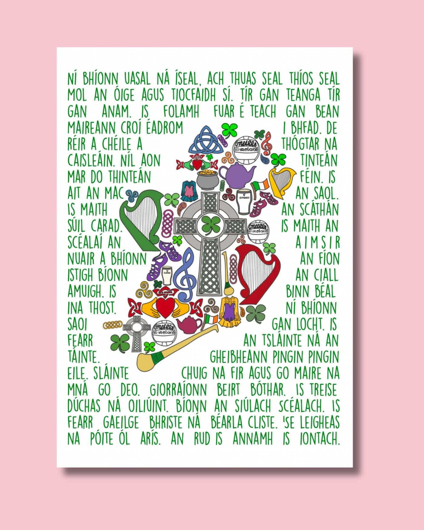 Seanfhocail Ireland Print | Connect The Dots Design