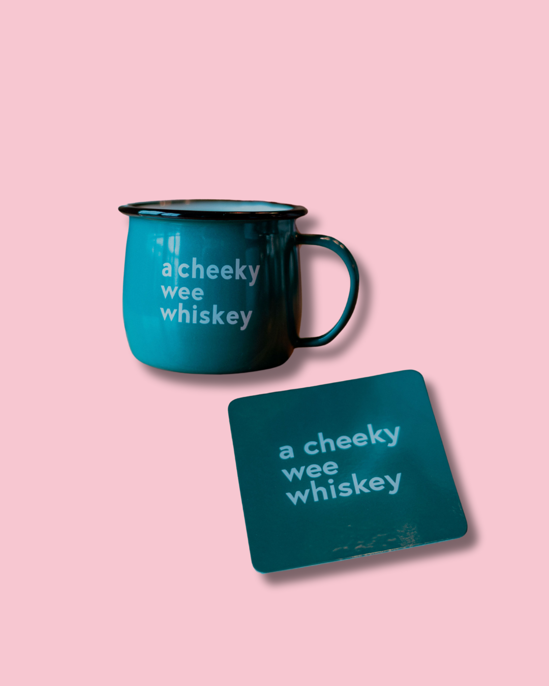 A Cheeky Wee Whiskey Mug & Coaster Set