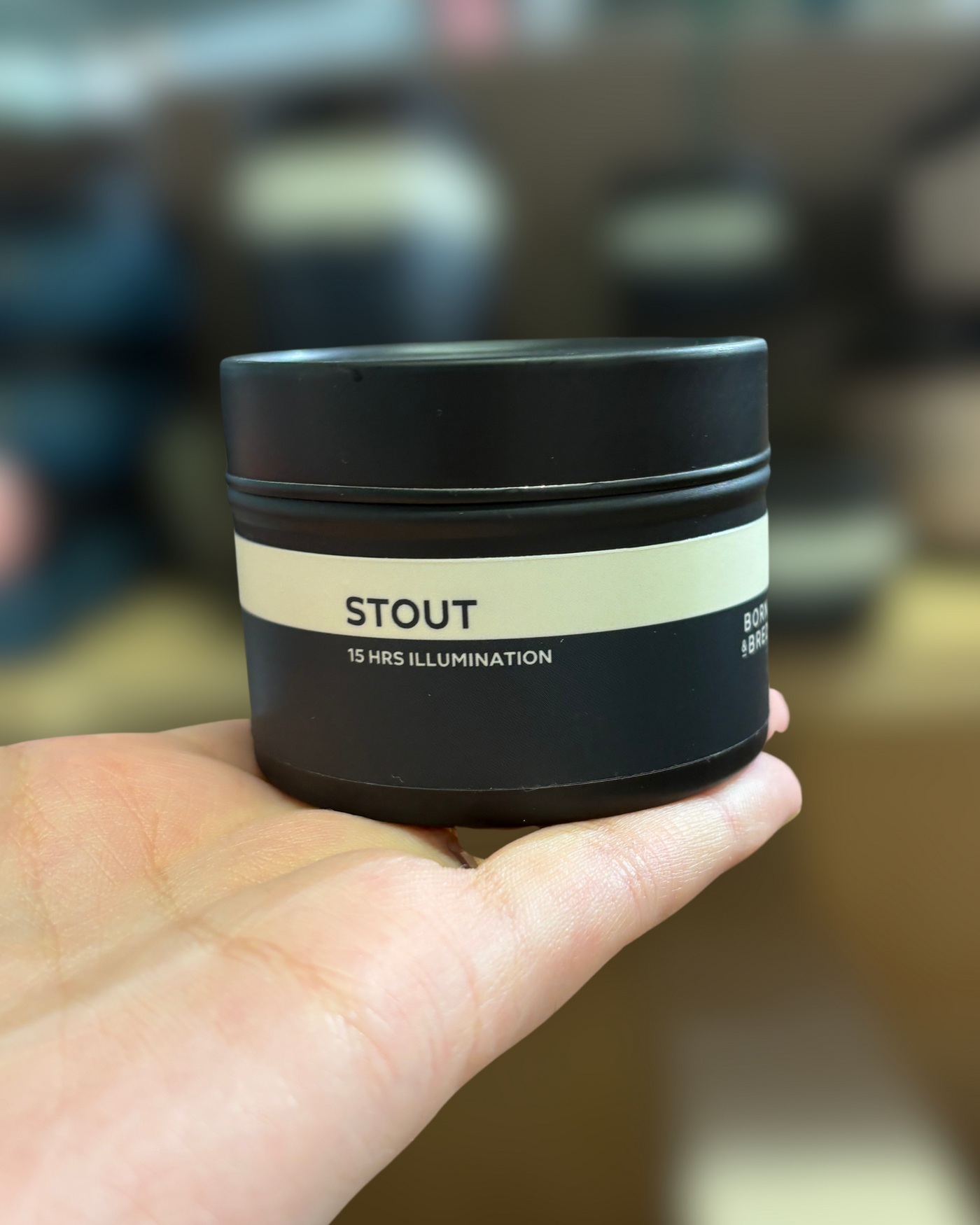 Mini Stout Candle  | Born & Bred