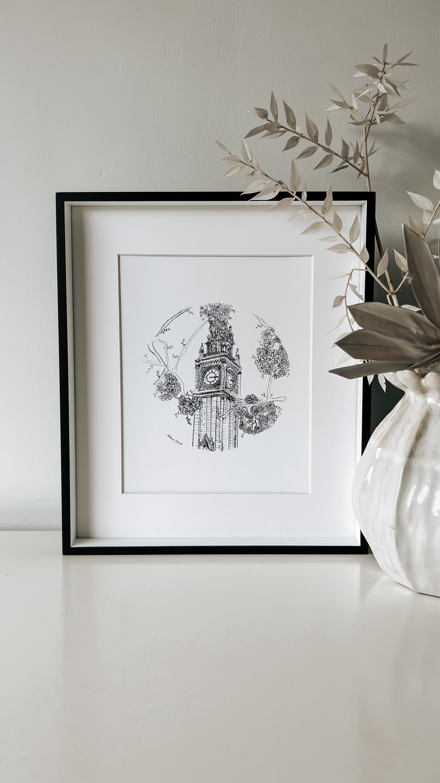 Albert Clock Print | Sam Munro Art