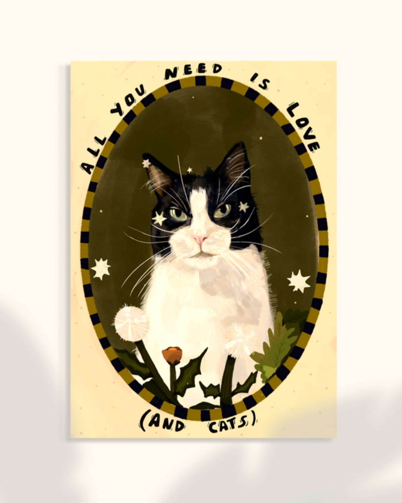 All You Need is Love and Jelly Cats Print | Nichola Irvine