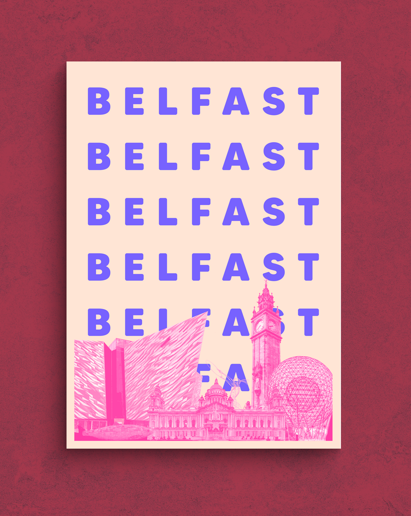 Belfast Print | Pure Craic Prints