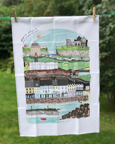 North Coast Tea Towel | Peter Paints Pictures