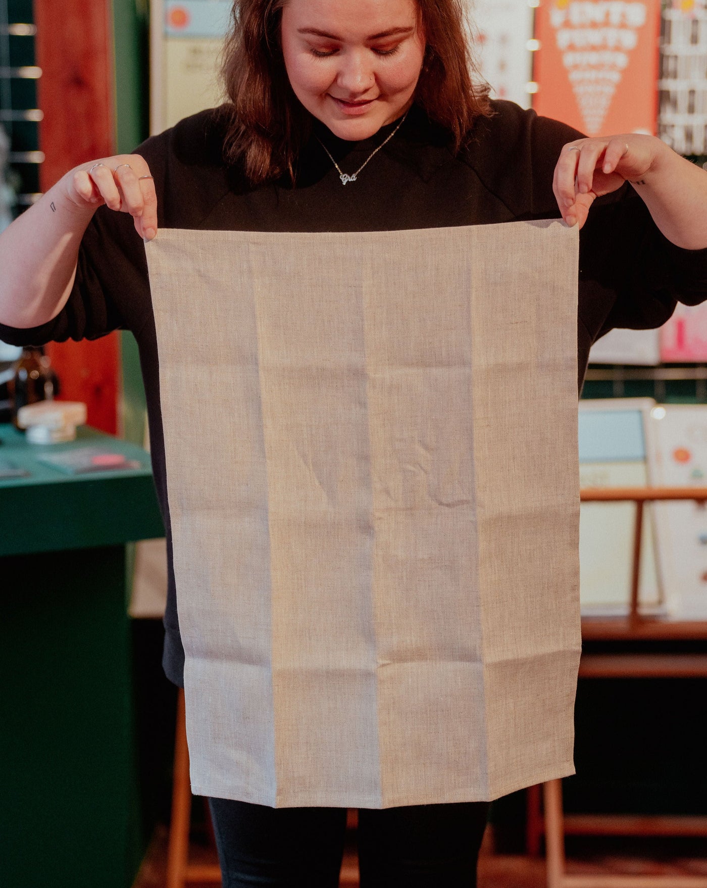 linen tea towel