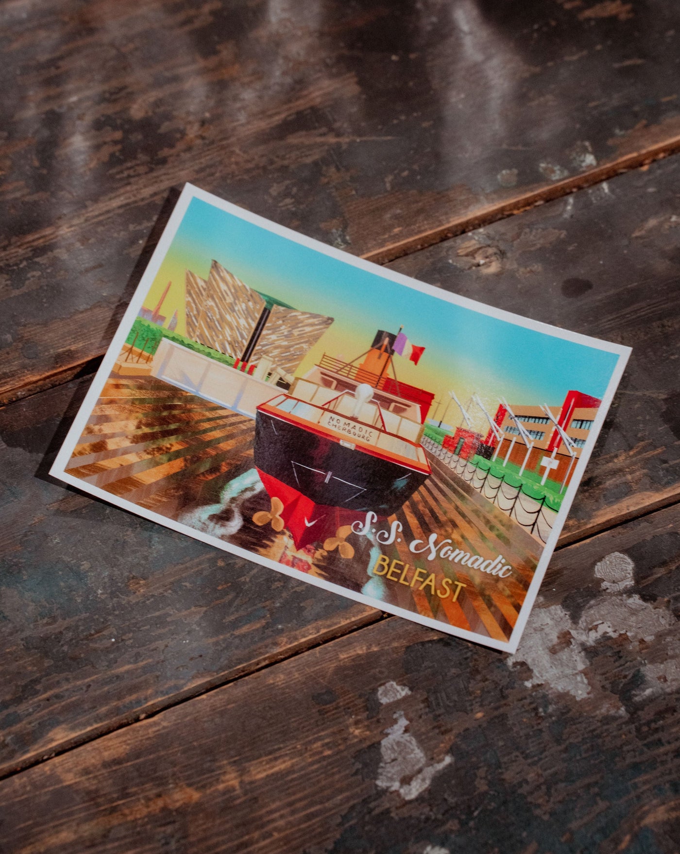 S.S Nomadic Postcard