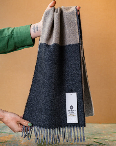 Tokyo Stripe Lambswool Scarf | McNutt Of Donegal