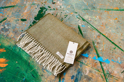 Landscape Lambswool Scarf | McNutt Of Donegal