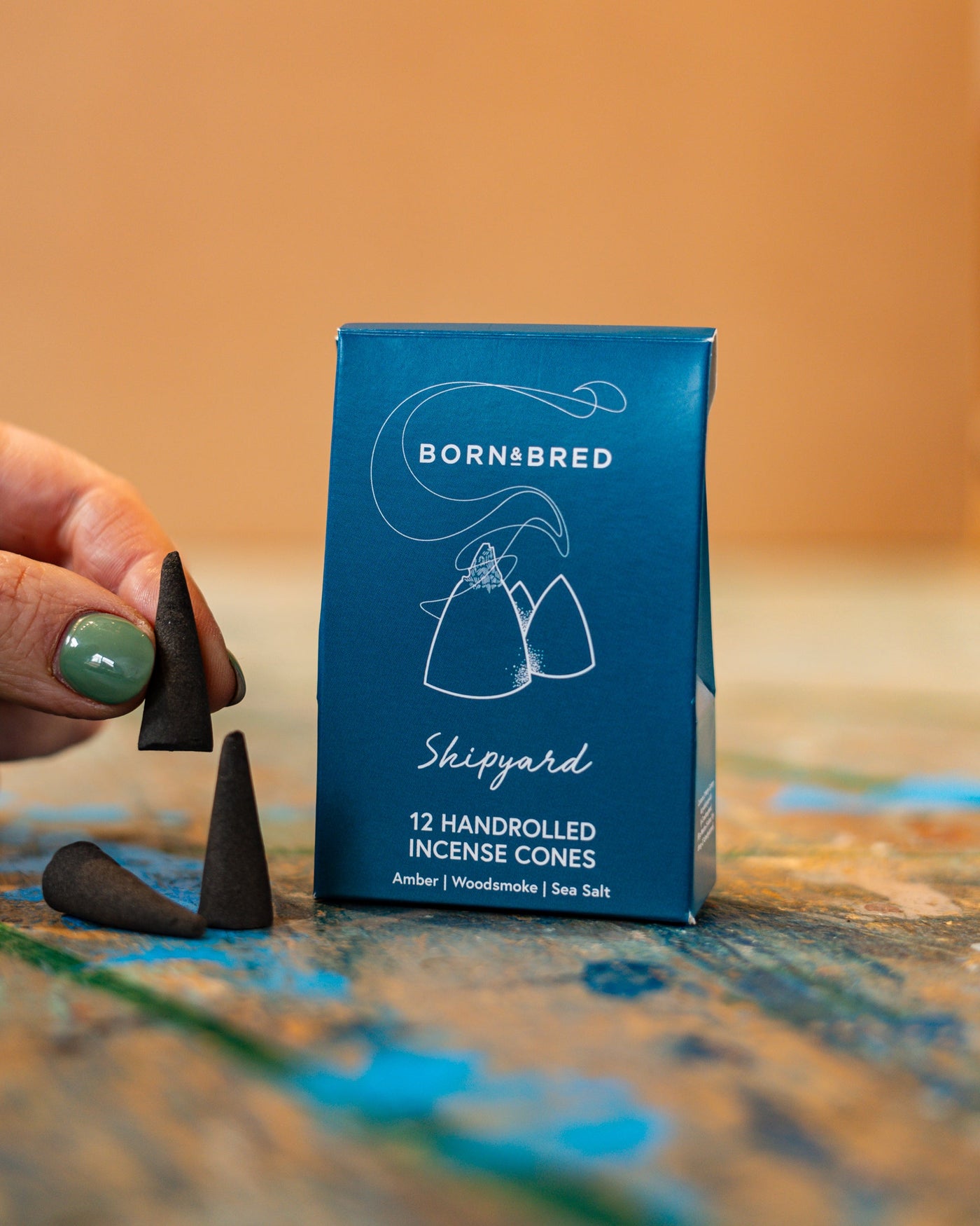Tiny Titanic Incense Burner & Shipyard Cones Set | Born & Bred