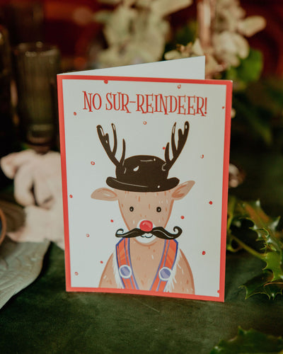 No Sur-Reindeer Christmas Card | Derry Nice Things