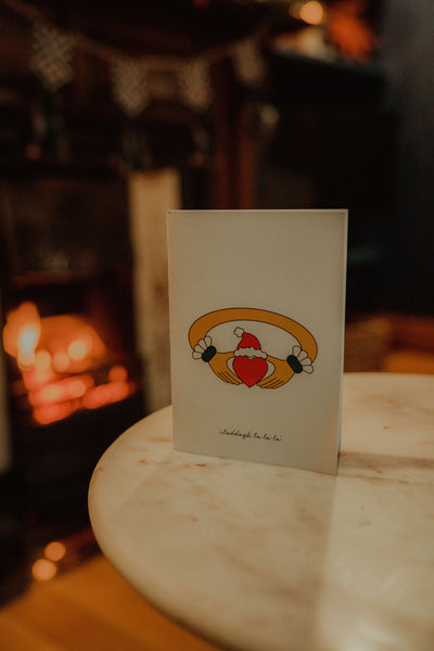 Claddagh La La La Christmas Card | Born & Bred