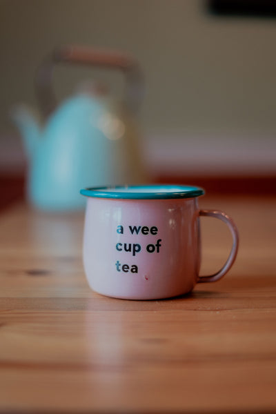 Taza Una pequeña taza de té