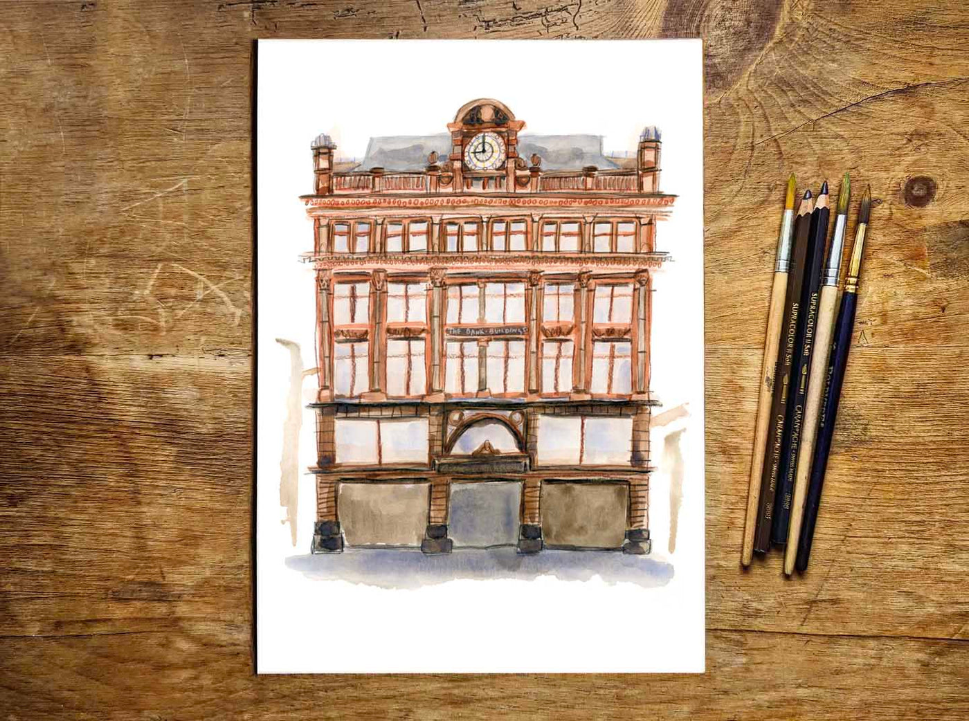 Bank Buildings Print | Gemma O'Neill