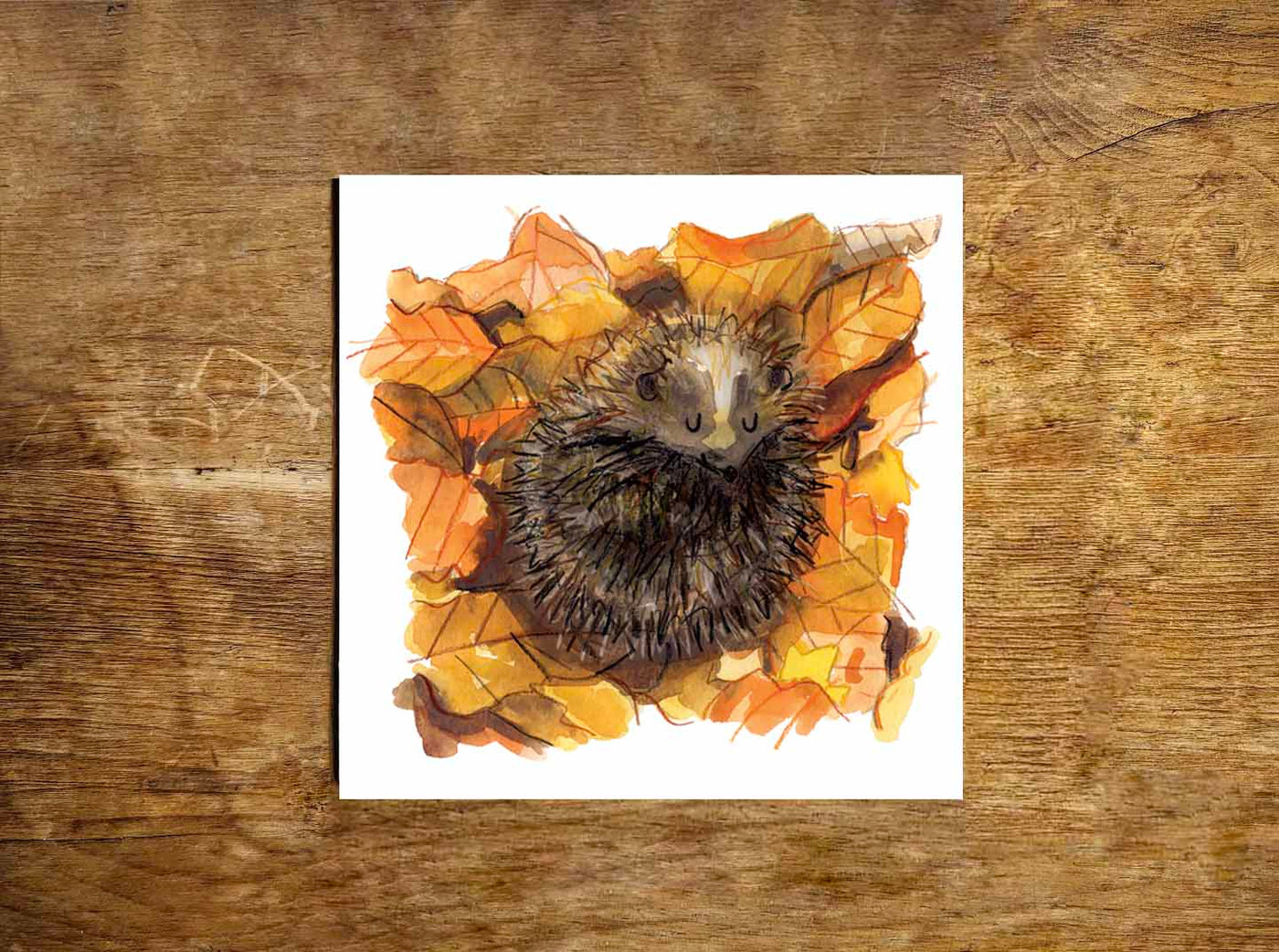 Cozy Hedgehog Print | Gemma O'Neill