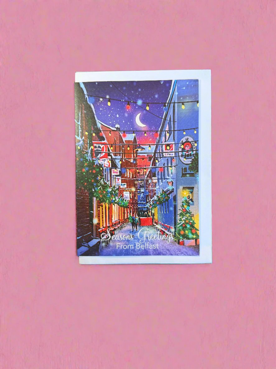 Cathedral Quarter Christmas Card | Derry Nice Things