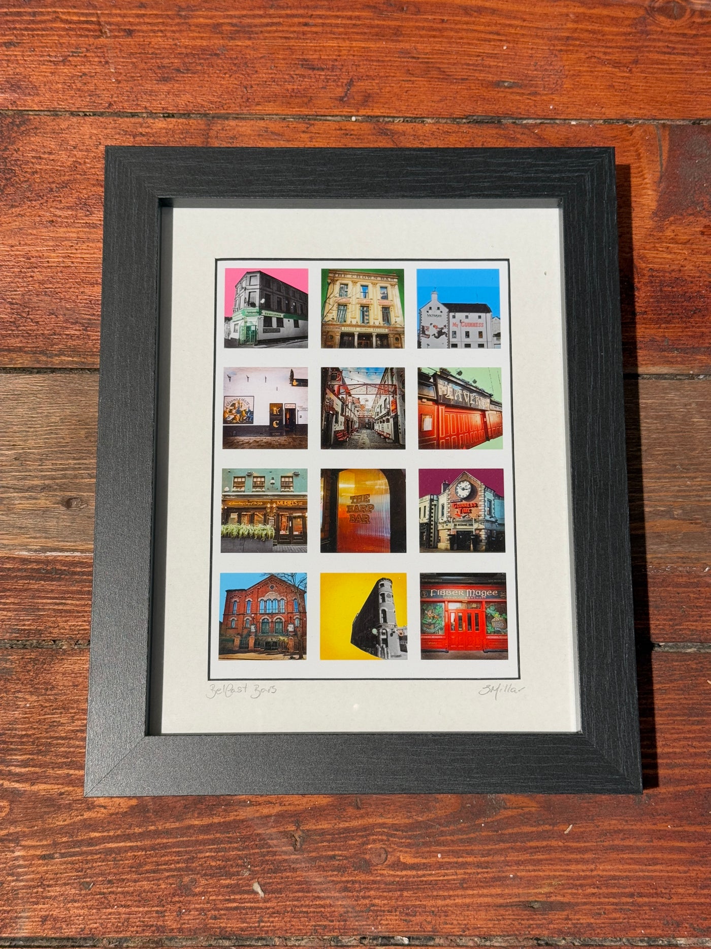 Belfast Bars Montage Print | Sharon Millar