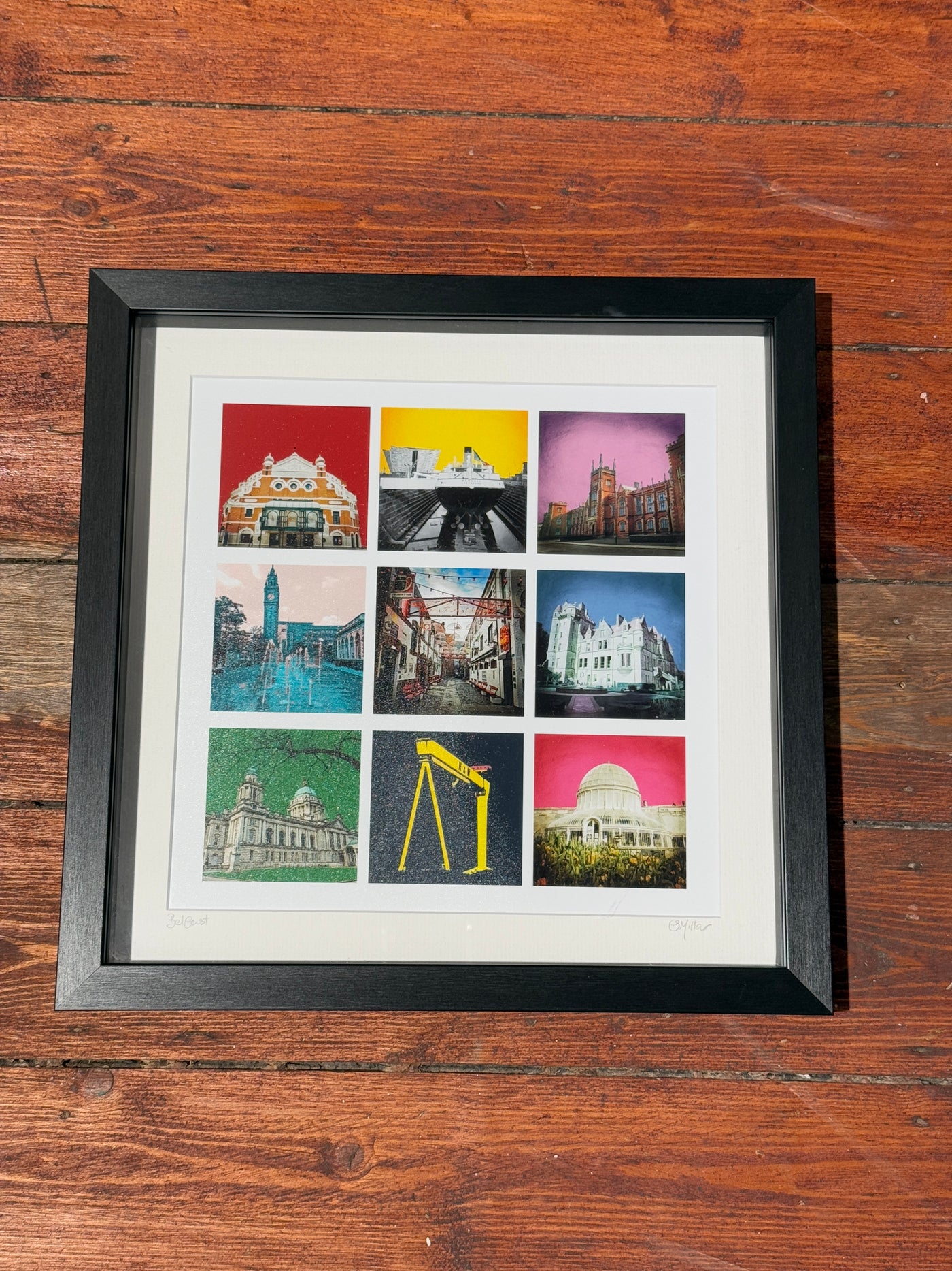 Belfast Montage 30x30 Print | Sharon Millar