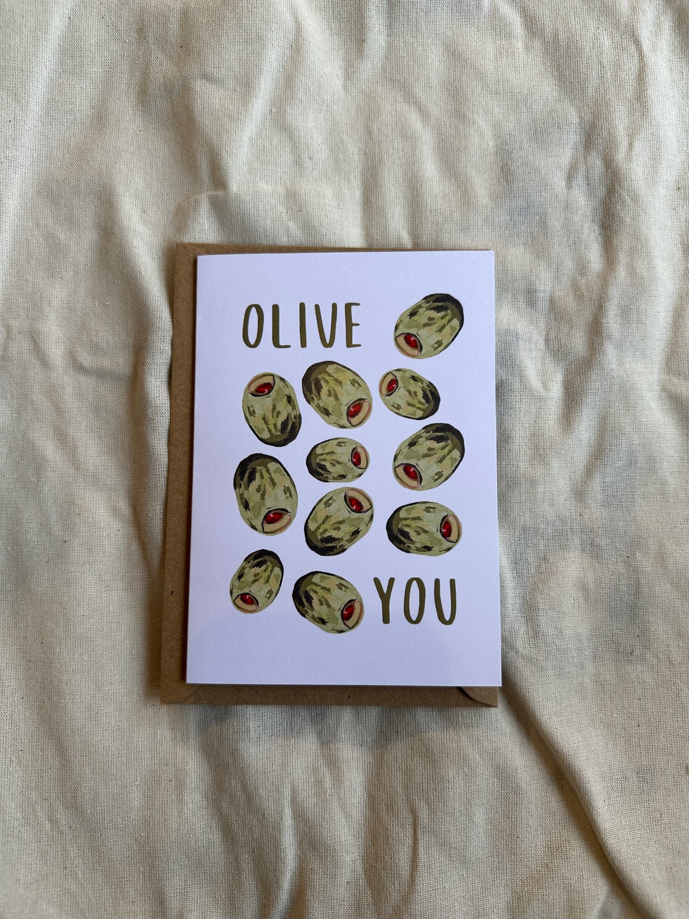 Olive You Card | Dearbhail Designs