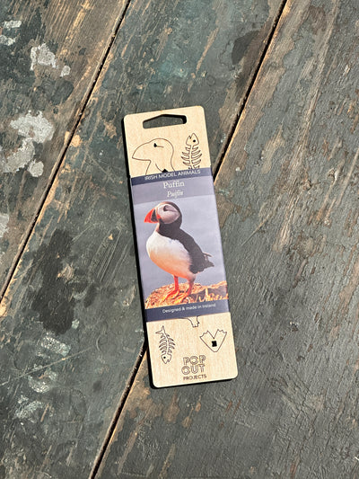 Wooden Puffin Model