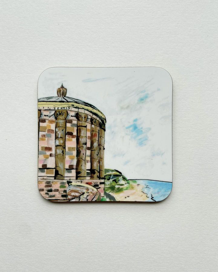 Mussenden Temple Coaster | Lauren Kelso Illustrator