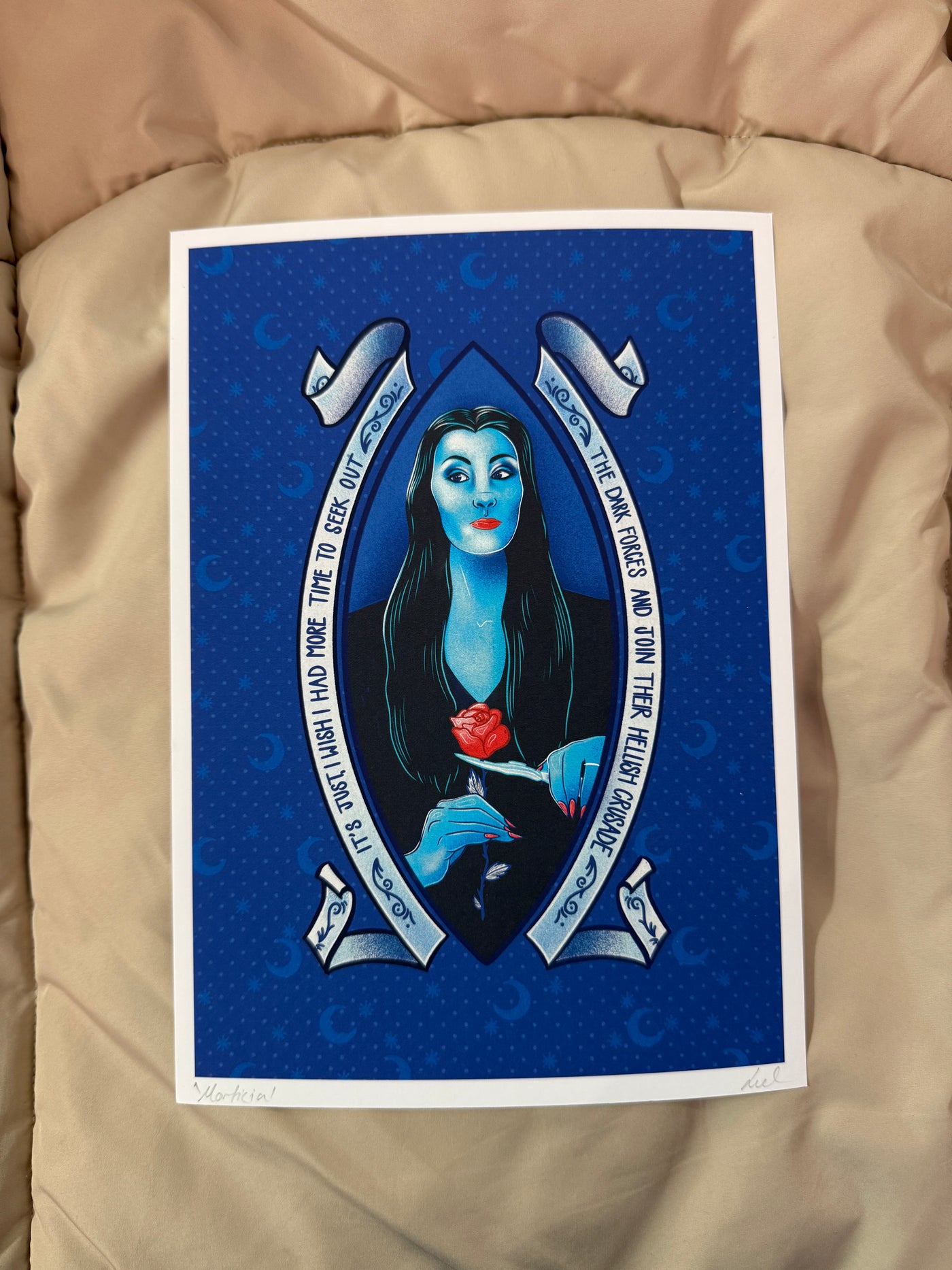 Morticia Addams Print