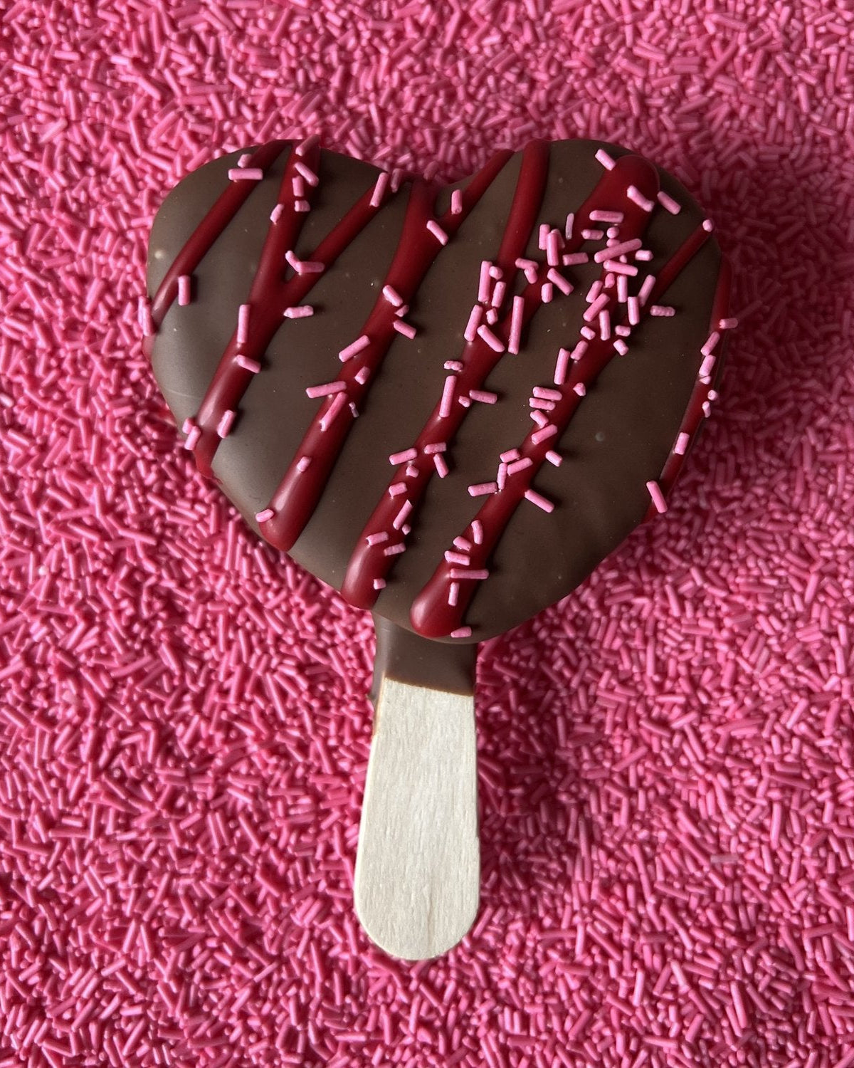 Chocolate Mallow Heart Pop | The Mallow Makers