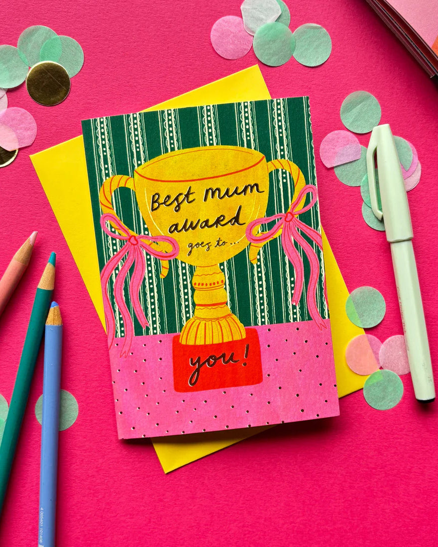 World's Best Mum Card | Kerrie Illustrates