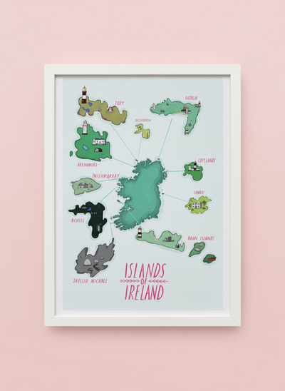Islands of Ireland Print | Peter Paints Pictures