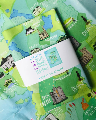 Map of the Homeland Tea Towel | Peter Paints Pictures