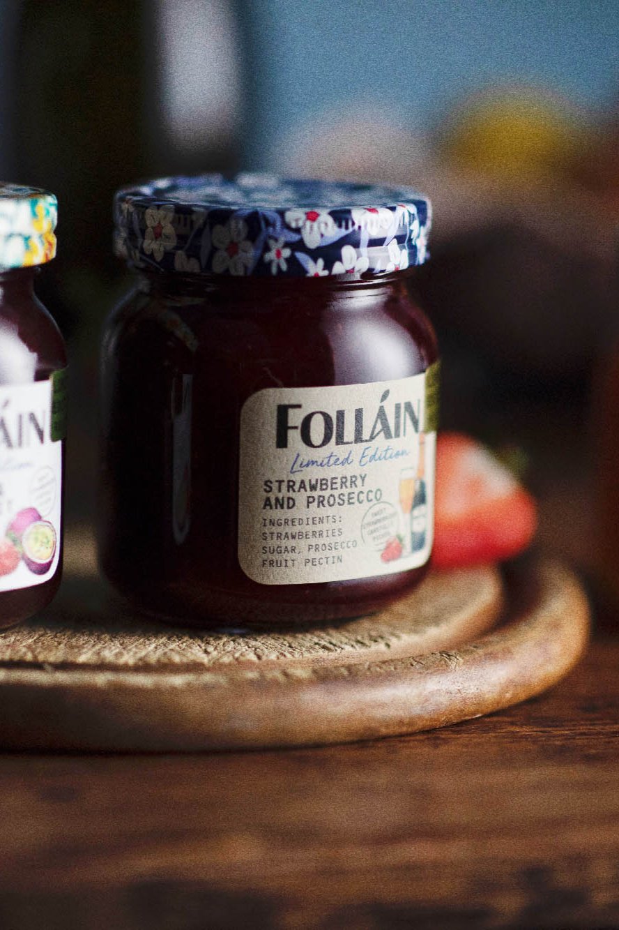 Folláin Strawberry & Prosecco Jam