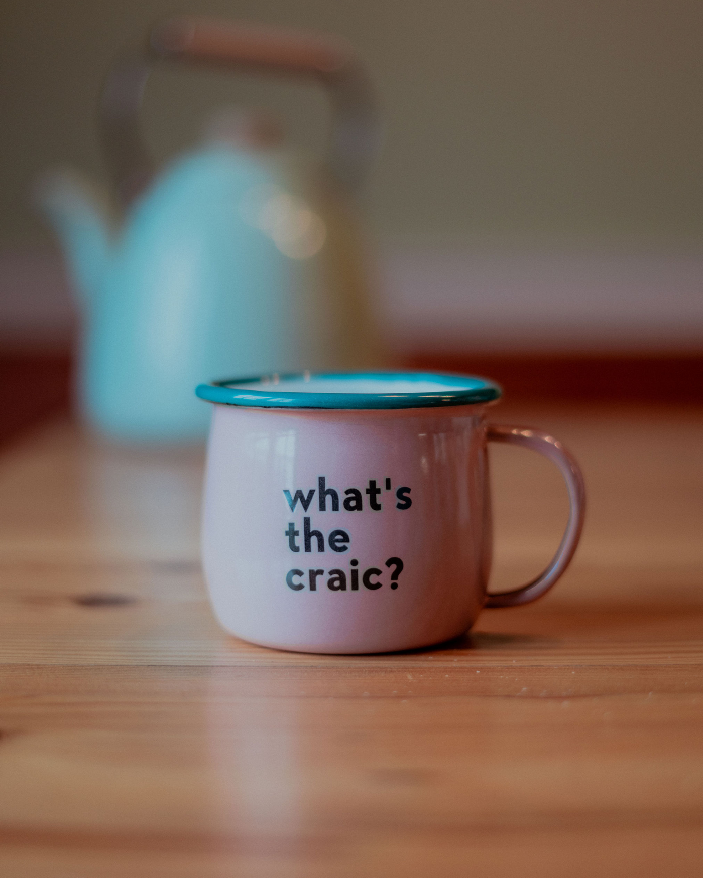 What's The Craic Enamel Mug