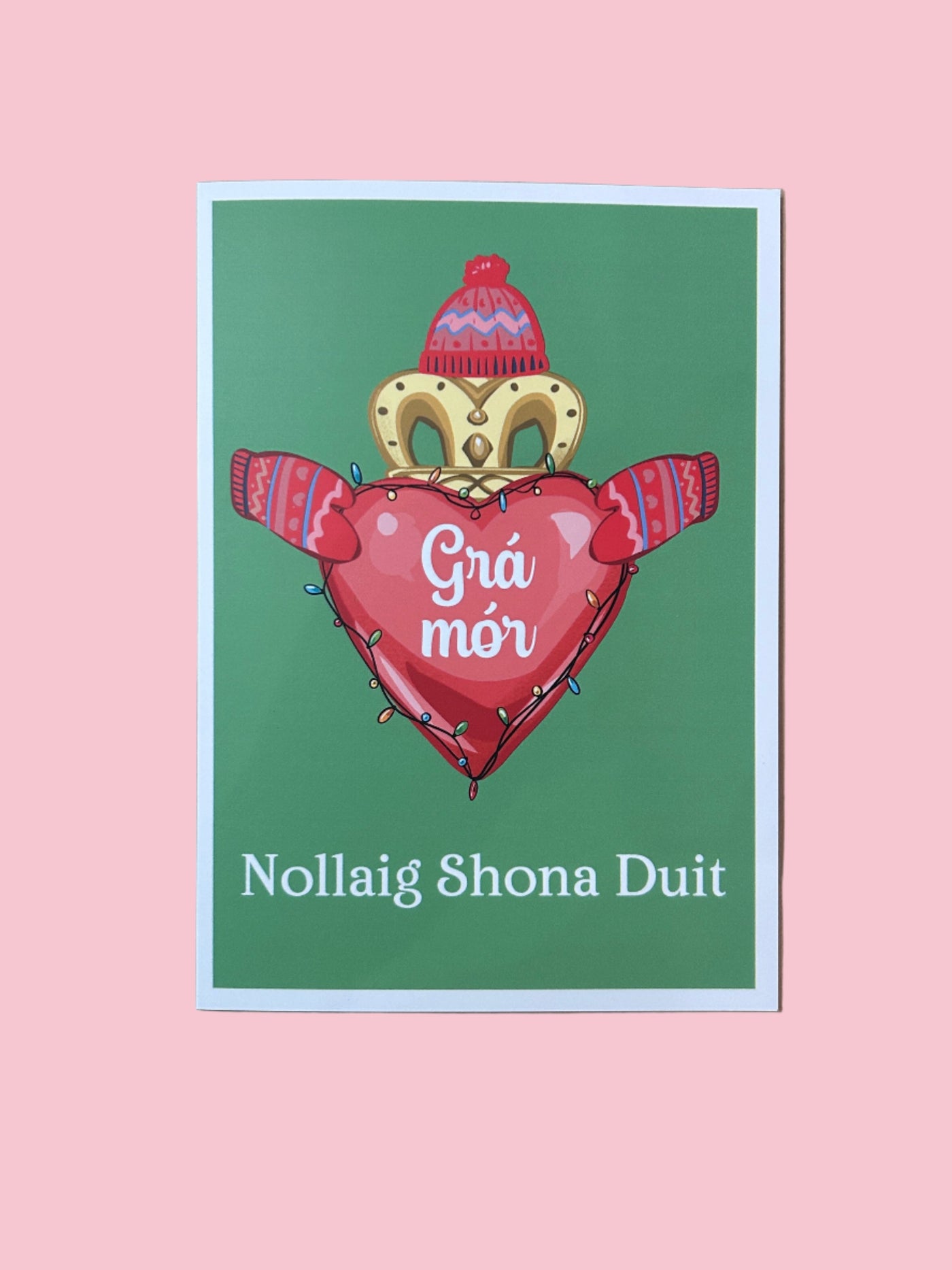 Nollaig Shona Claddagh Christmas Card | Derry Nice Things
