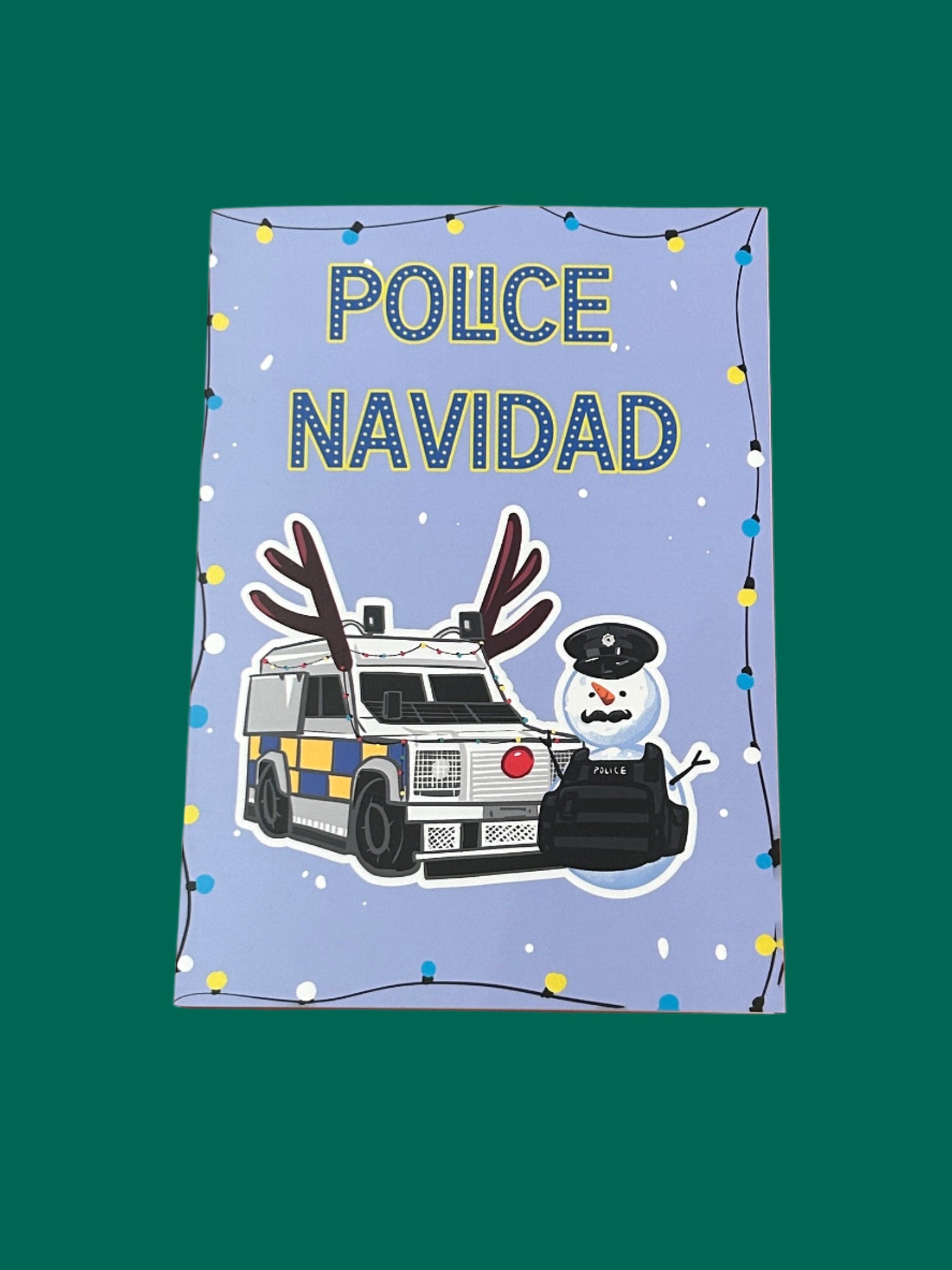 Police Navidad Christmas Card | Derry Nice Things