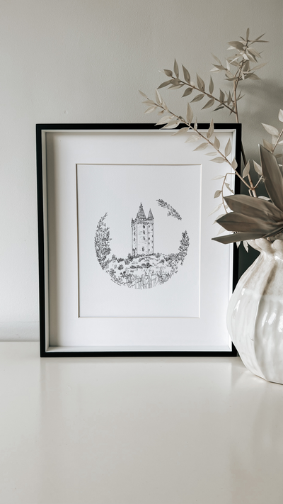 Scrabo Tower Print | Sam Munro Art