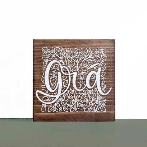 Grá | Wee Wooden Board | Once Upon A Dandelion