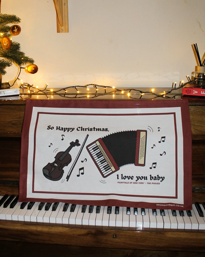 So Happy Christmas, I Love You Baby Tea Towel | Bronagh Raff