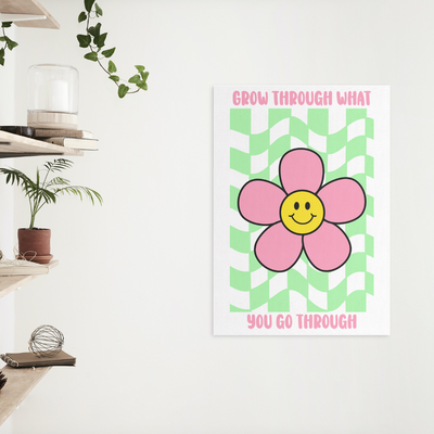 Grow Through What You Go Through Print | Dochas Design Studio