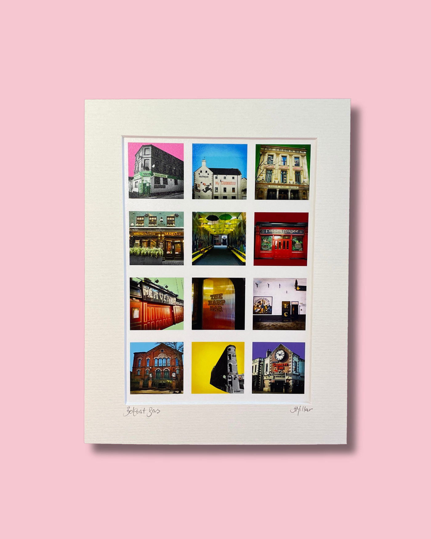 Belfast Bars Montage - Print