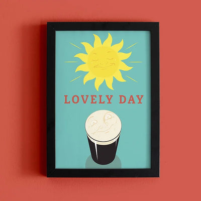 Lovely Day Print | Guinness X Pawpear