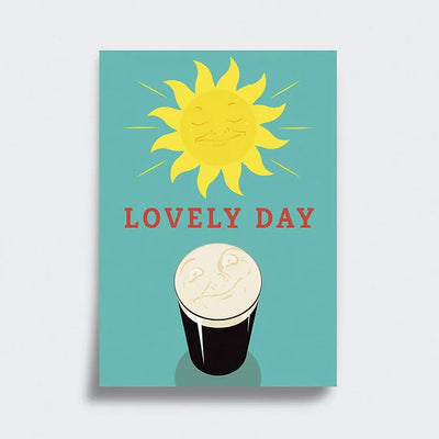 Lovely Day Print | Guinness X Pawpear