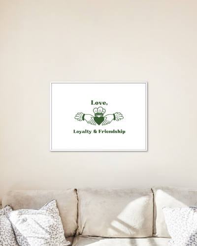 Claddagh | Love, Loyalty & Friendship Print | Dearbhail Designs