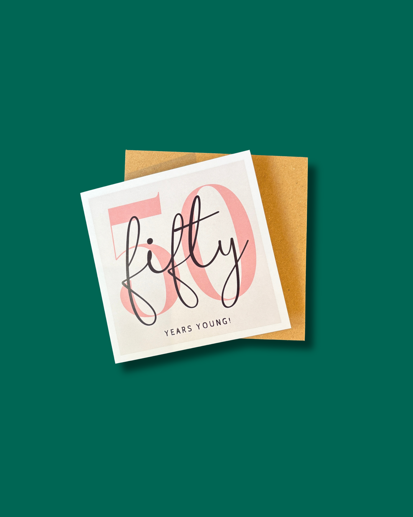 50 Years Young Birthday Card | Lainey K