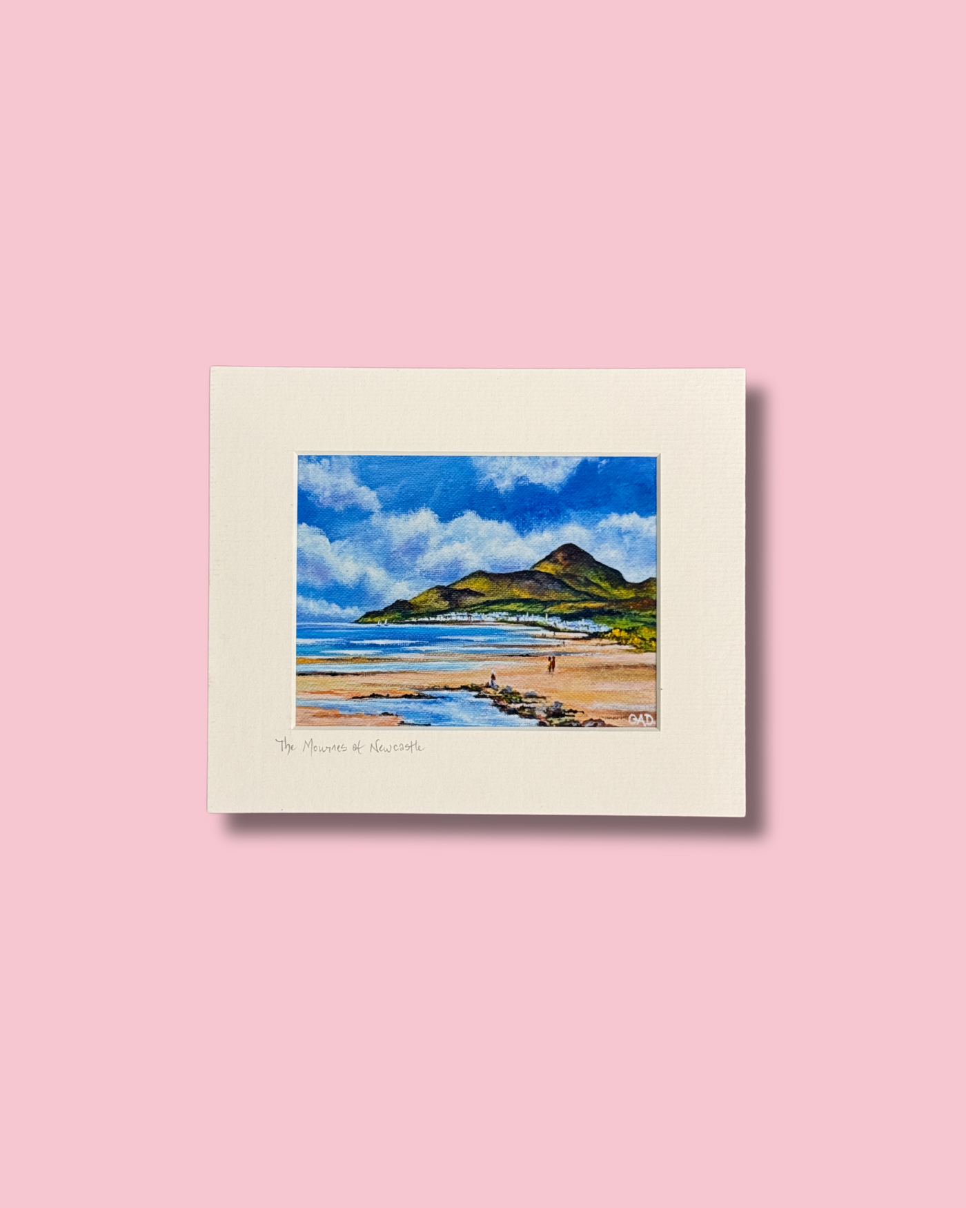 The Mournes at Newcastle Print | Olive Duffy