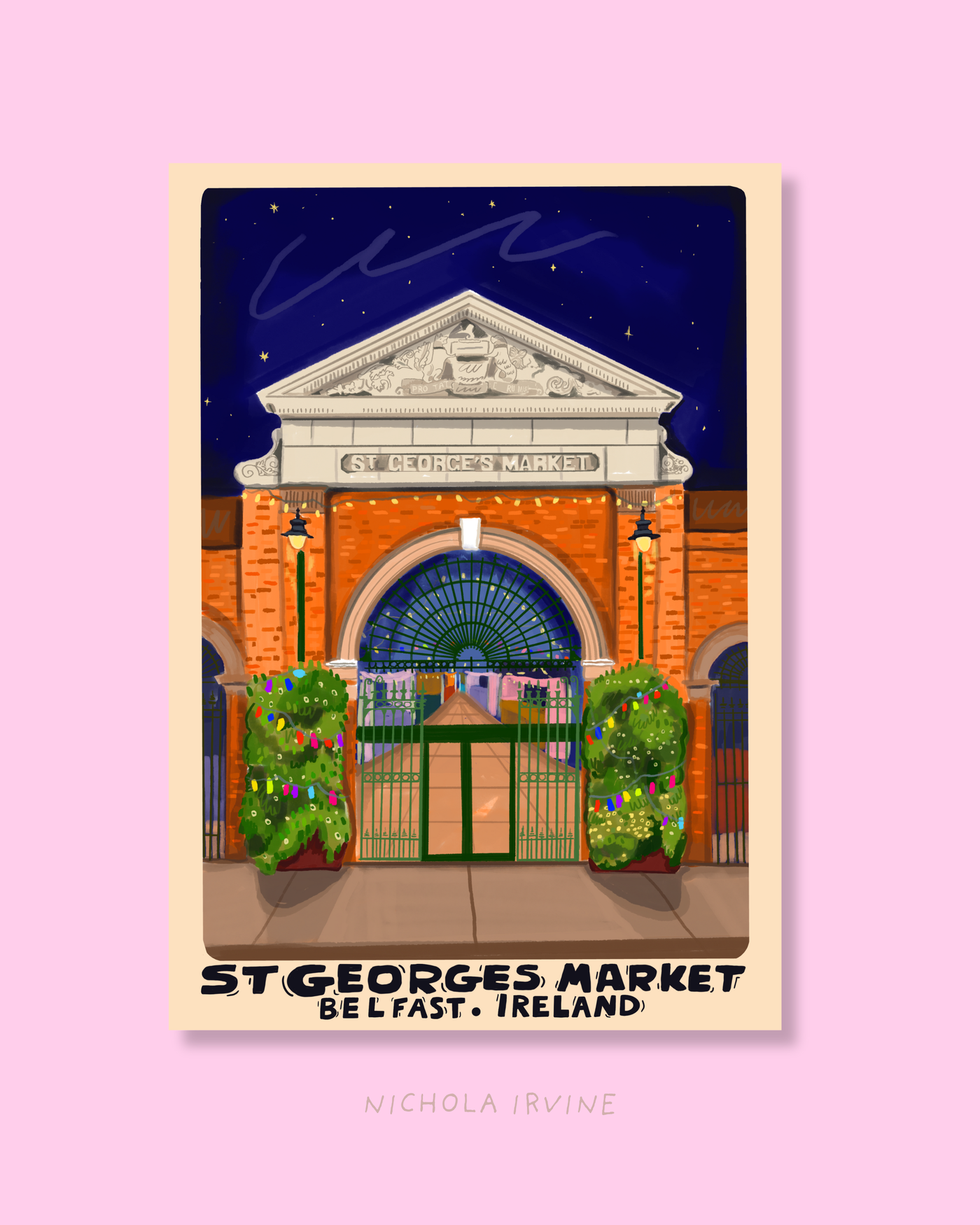 St. Georges Market Belfast Print | Nichola Irvine
