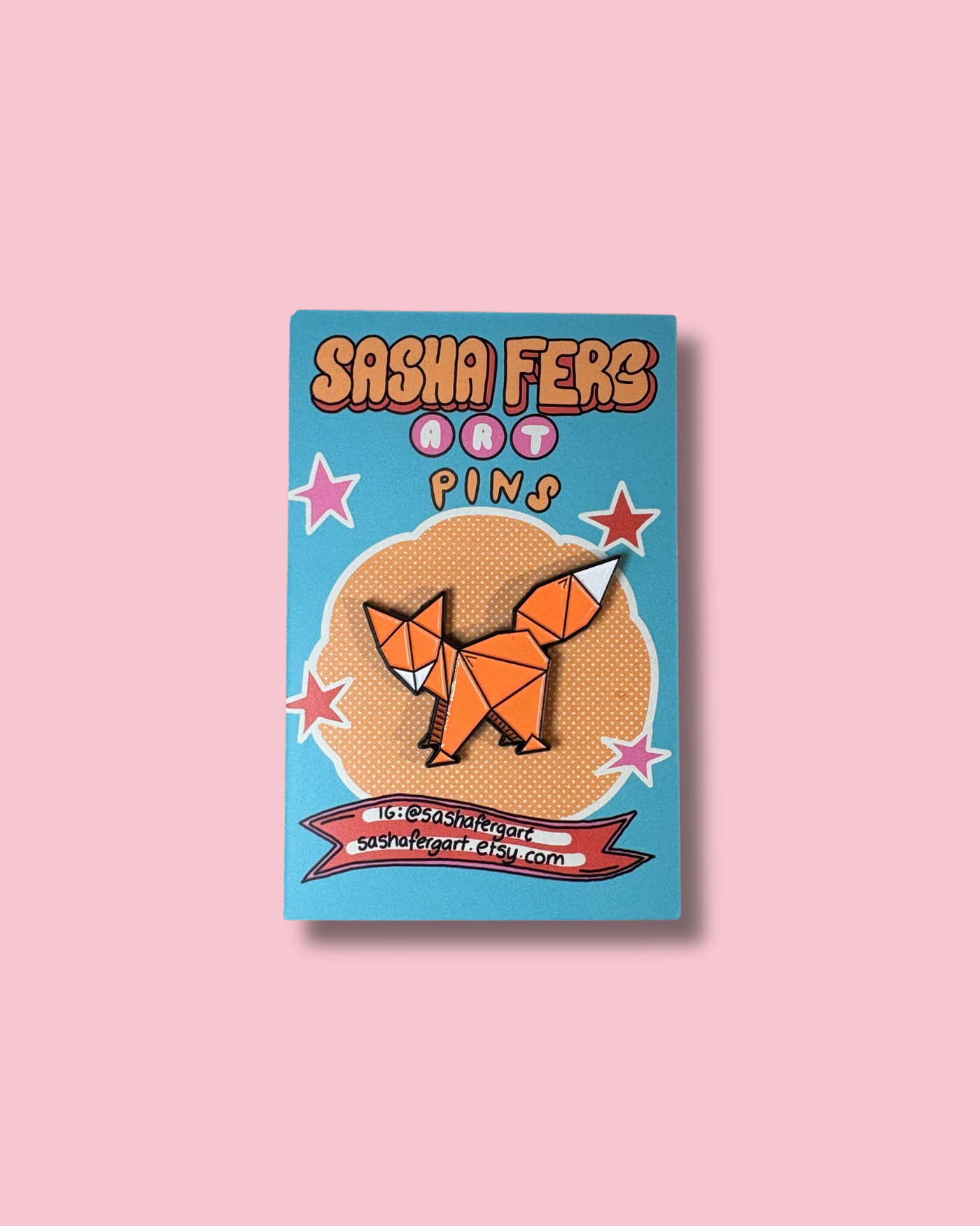 Fox Pin | Sasha Ferg Art