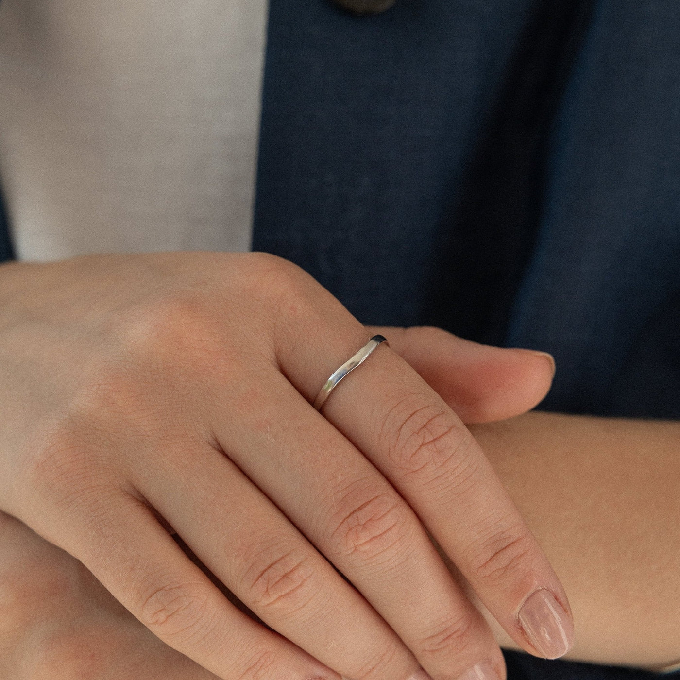 Rhythm Stacker Ring | Lines & Current